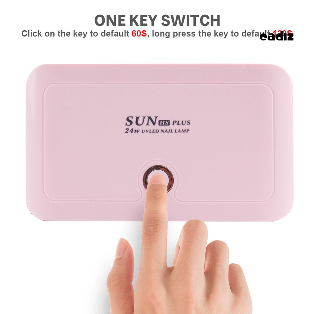 1 Bộ Đèn Sấy Khô Móng Tay Mini Sạc USB Hai Nguồn Nhanh Khô Gấp Gọn Tiện Dụng Cho Nữ