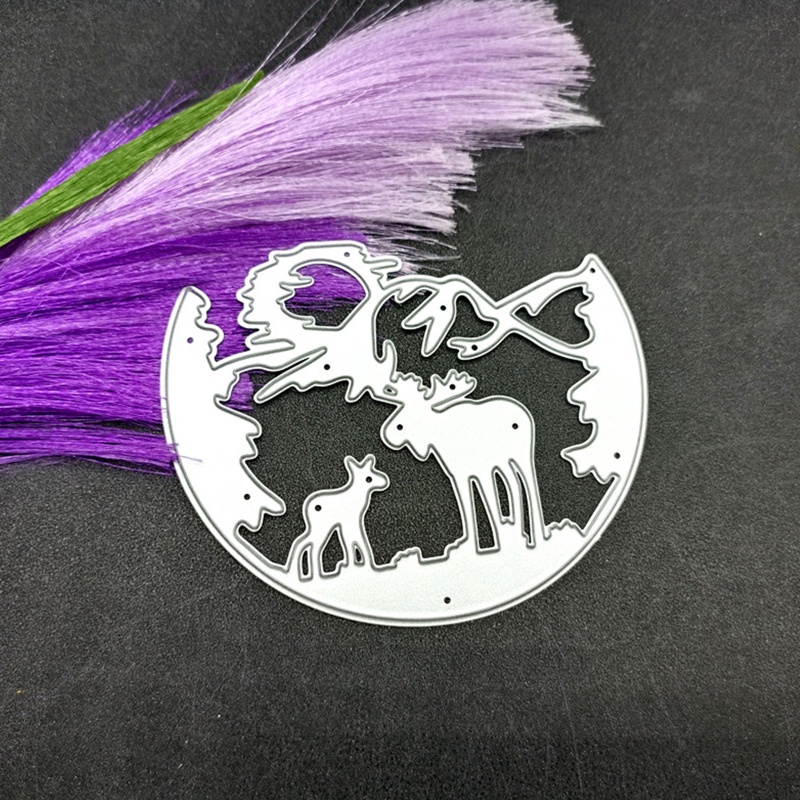 Khuôn Cắt Giấy Làm Từ Kim Loại Hình Nhiều Phong Cách Trang Trí Scrapbook