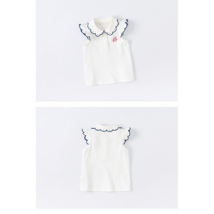 Áo Thun Cotton MàU SắC Đơn GiảN Cho Bé GáI