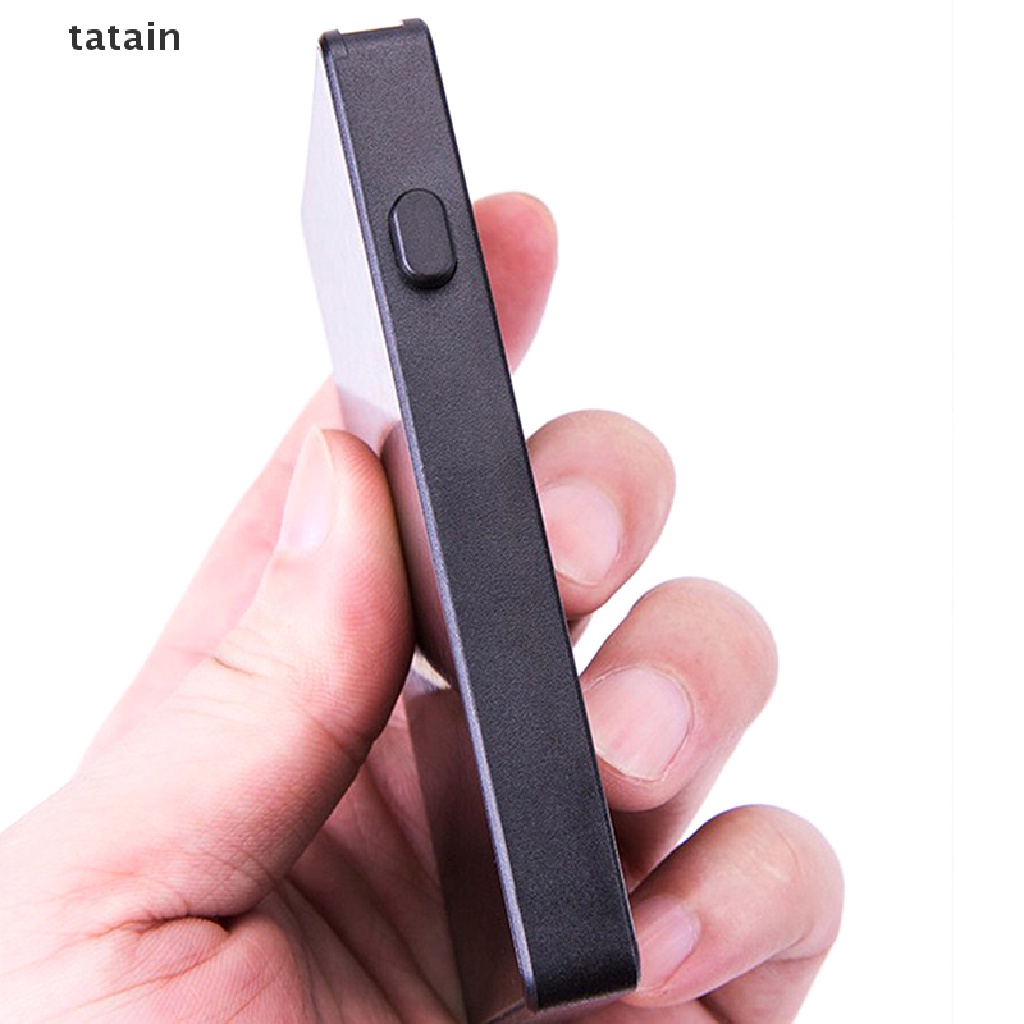 Ví Đựng Thẻ Thông Minh RFID Bằng Nhôm Chống Trộm Có Nút Nhấn Lên