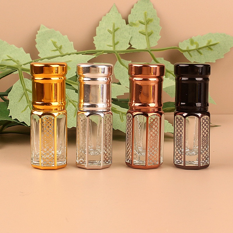 Chai Thủy Tinh 3ml 6ml 12ml Dạng Lăn Nhiều Màu Sắc Đựng Nước Hoa Tiện Dụng Mang Theo Du Lịch