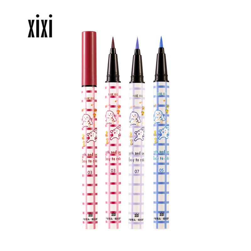 XIXI Bút Kẻ Mắt Dạng Lỏng Nhiều Màu Chống Mồ Hôi Dành Cho Người Mới Bắt Đầu