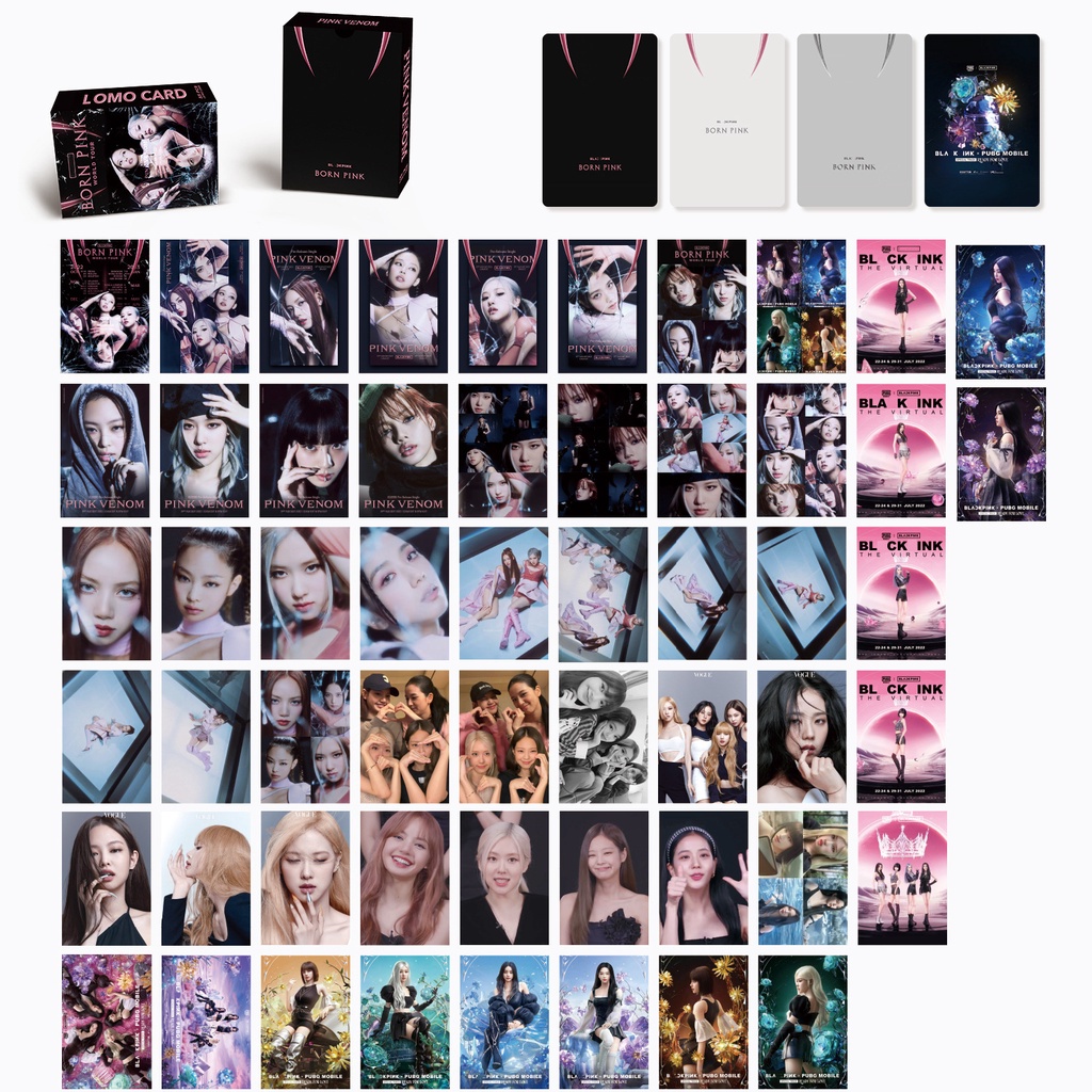 Set 55 Tấm Ảnh Lomo Card Nhóm Nhạc BLACKPINK