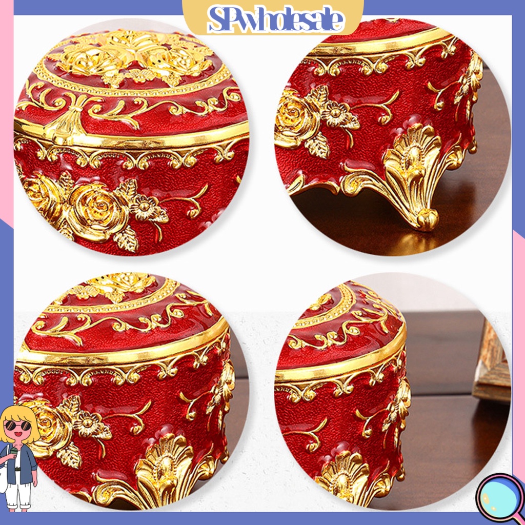 &lt;SPwholesale&gt; Giá Đỡ Trang Sức Bằng Kim Loại Tráng Men Chống Bụi Chống Rơi Phong Cách Châu Âu