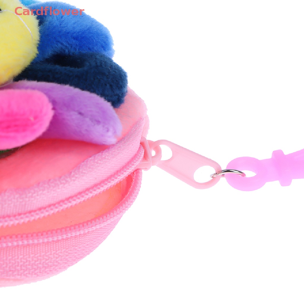 1 Móc Khóa Túi Xách Hình Hoa Hướng Dương Mặt Cười Nhồi Bông Nhiều Màu Mới