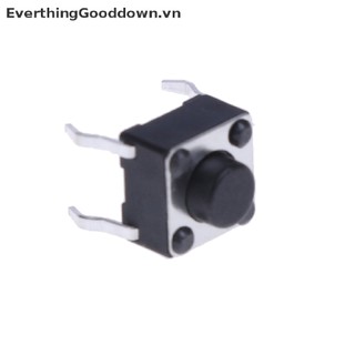Set 20 Công Tắc Nút Nhấn 4 Chốt 6 * 6 * 5mm