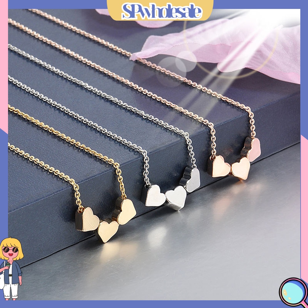 &lt;SPwholesale&gt; Vòng cổ Mặt Trái Tim Thời Trang Dành Cho Nữ