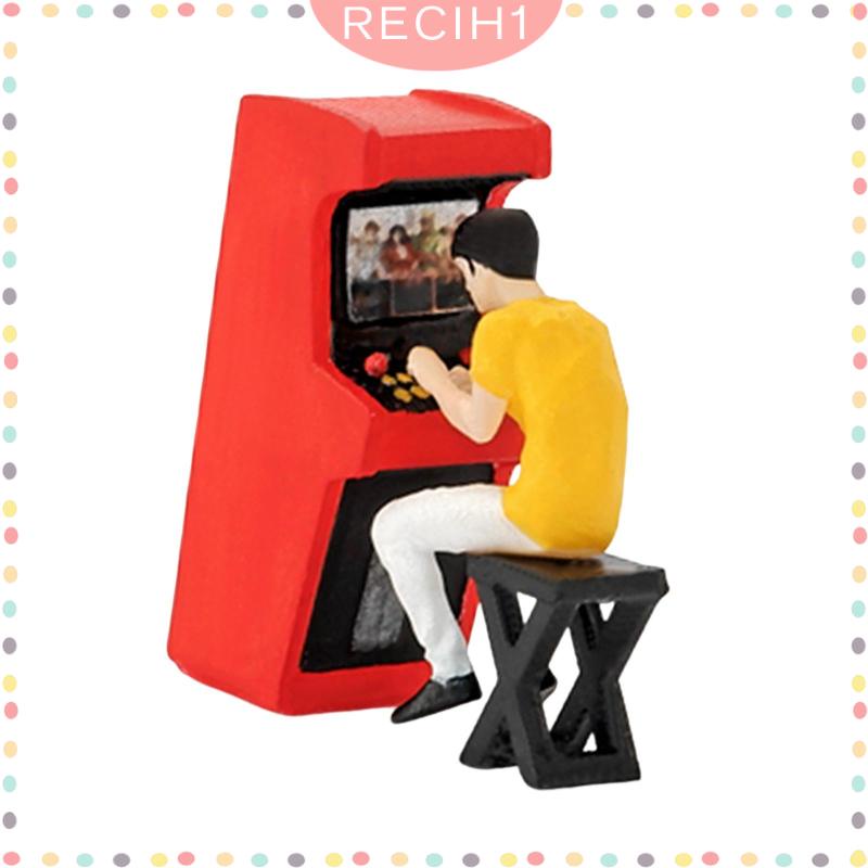 Mô Hình Máy Chơi Game Arcade Mini 64 Tỉ Lệ 1 / 64 Trang Trí Nhà Cửa DIY