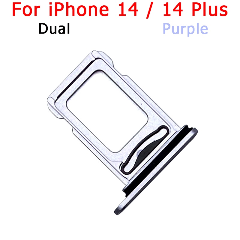 Khay Đựng SIM Điện Thoại Hai Ngăn Cho iPhone 14 Pro 14Pro Max 14 Plus