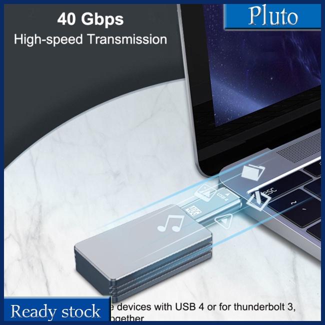 Mới Usb 4.0 40Gbps Truyền Dữ Liệu Tốc Độ Cao + Bộ Chuyển Đổi Sạc