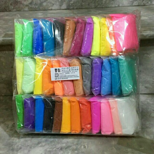 Set 12 màu đất nặn xốp siêu nhẹ an toàn  cho bé _ cáp sạc iphone
