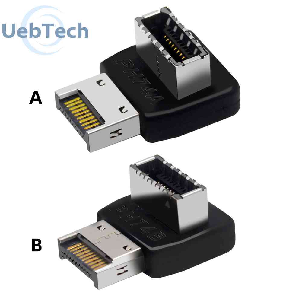 Bộ Chuyển Đổi USB 3.1 Type E 90 Độ Phía Trước USB C Cho Bo Mạch Chủ PC
