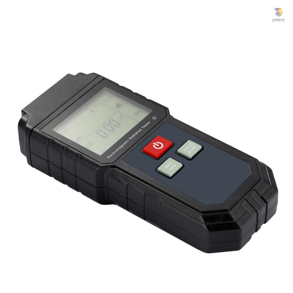 Thiết Bị Kiểm Tra Bức Xạ Điện Từ KKmoon Màn Hình Kỹ Thuật Số LCD Cầm Tay