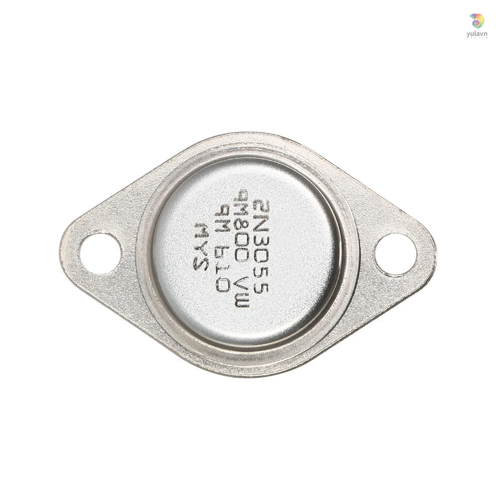 Set 5 Linh Kiện Bán Dẫn NPN TO-3 15A / 60V 2N3055 Bằng Kim Loại Chất Lượng Cao