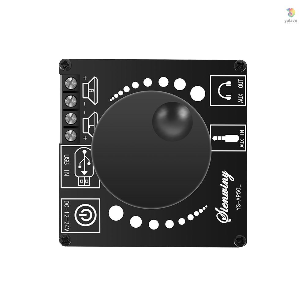 Bảng Mạch Khuếch Đại Âm Thanh BT 5.1 2 Kênh Điều Chỉnh Âm Lượng Cao Và Thấp Hỗ Trợ Ứng Dụng AUX 3.5mm