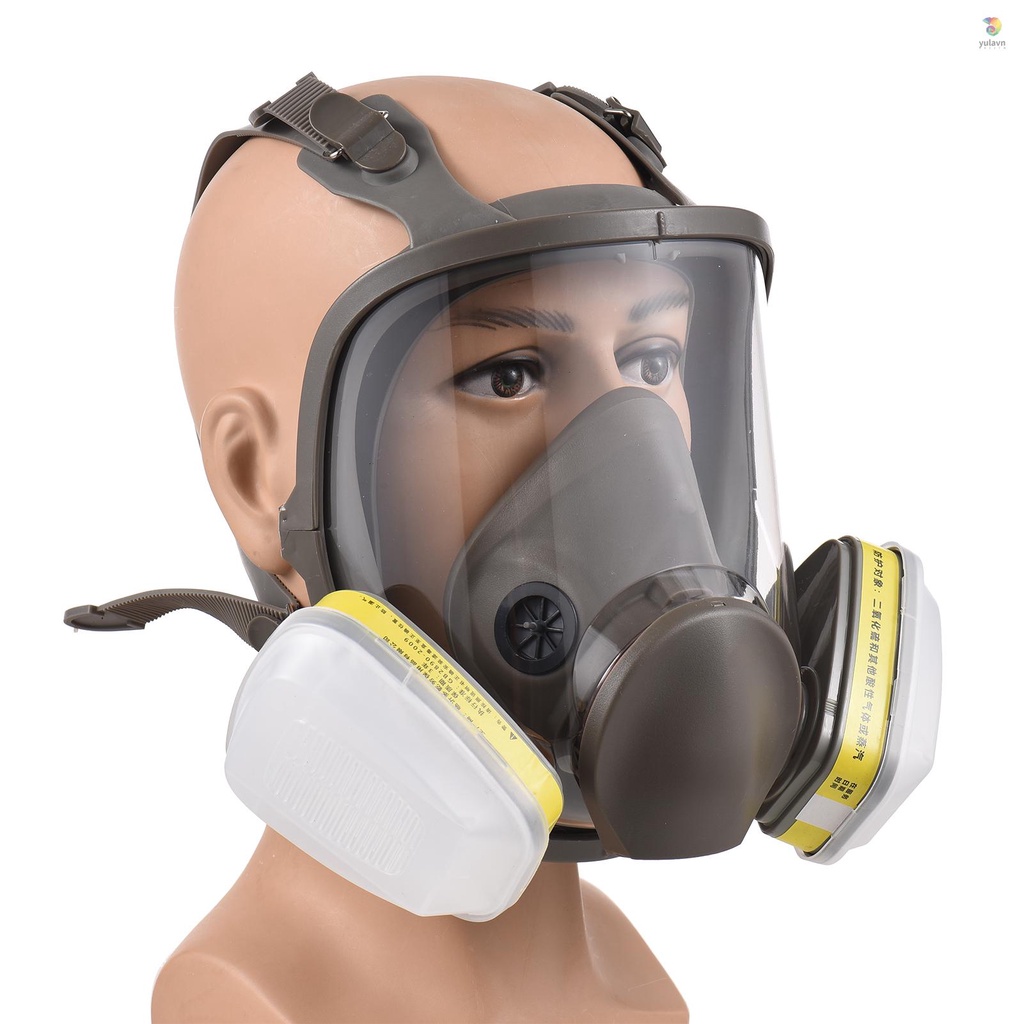 Mặt Nạ Bảo Vệ Toàn Diện Thoáng Khí Độ Che Phủ Toàn Diện 6800 Có Thể Tái Sử Dụng Cho Thợ Hàn / Làm Mộc
