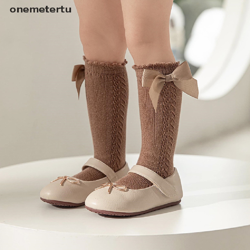 Vớ Lưới Mỏng Ống Rộng Đính Nơ Thời Trang Mùa Hè Cho Bé