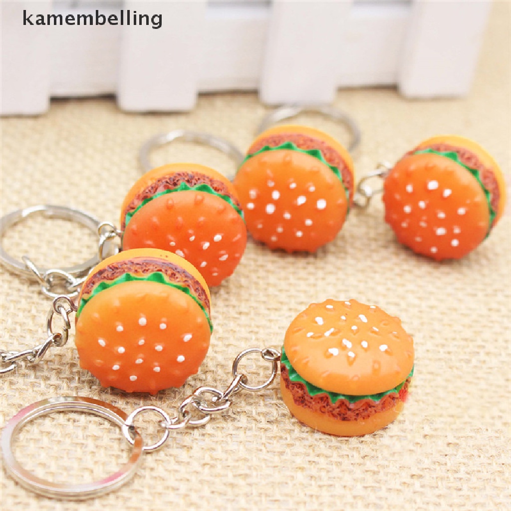 Móc Khóa Hình Hamburger Dễ Thương