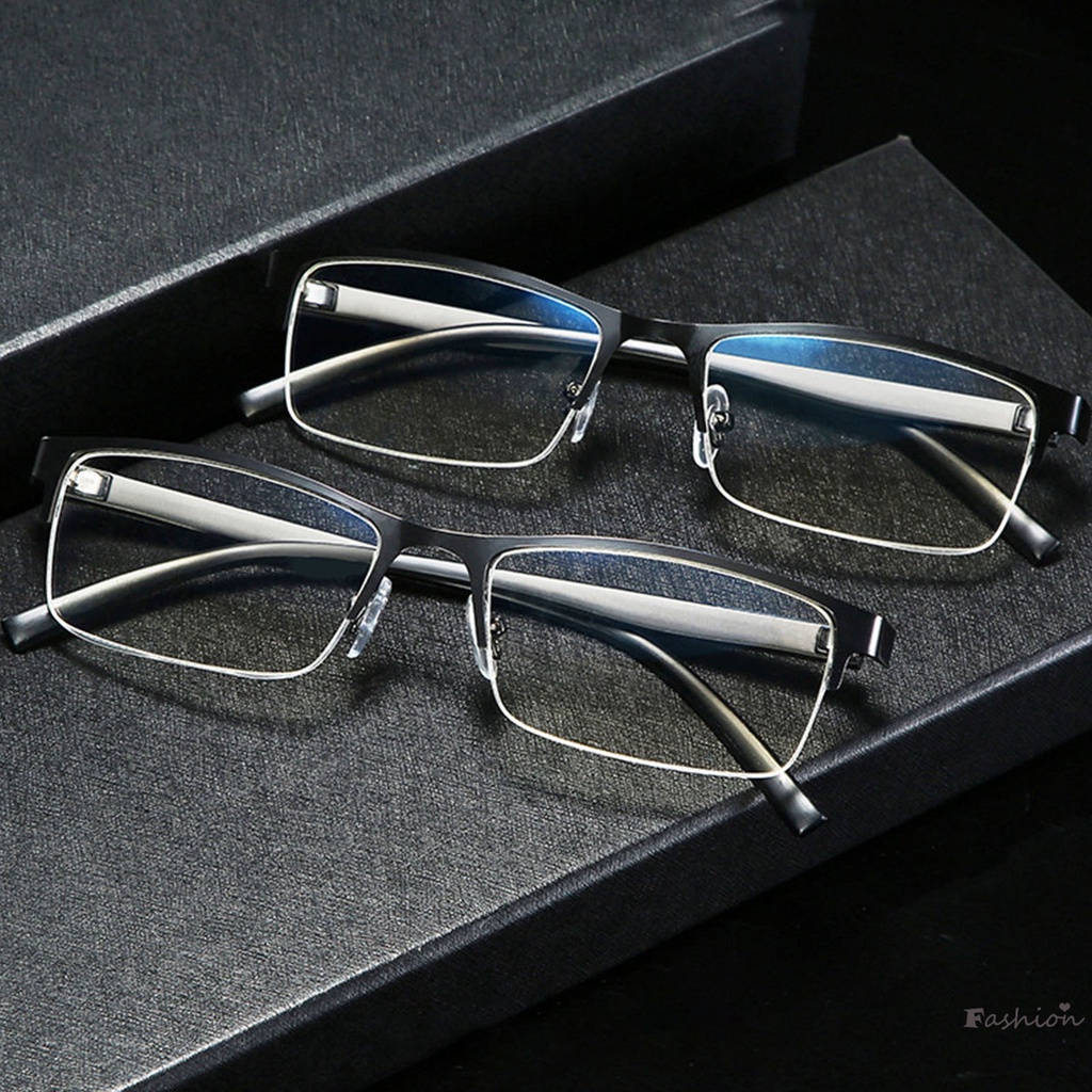 Mắt Kính Nửa Gọng Hình Chữ Nhật Siêu Nhẹ Và Dễ Mang Theo