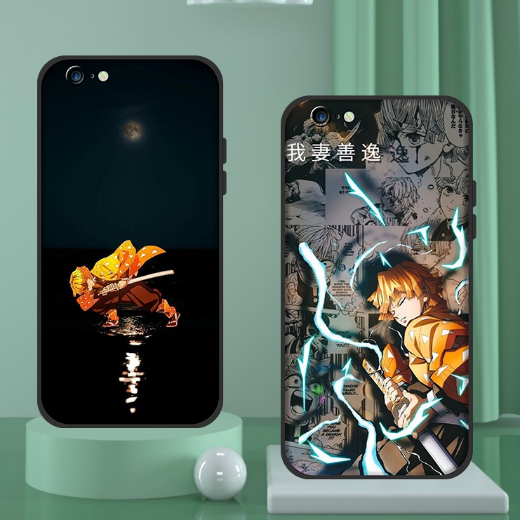 Ốp Lưng TPU Mềm Chống Rơi In Hình anime Agatsuma Zenitsu Cho iPhone 6 6s Plus