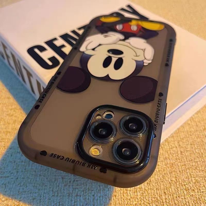 ✅Ốp Điện Thoại Dẻo Trong Suốt Họa Tiết Hoạt Hình Mickey Dễ Thương Cho iPhone13 8P / 7 11 / promax12 14Ue