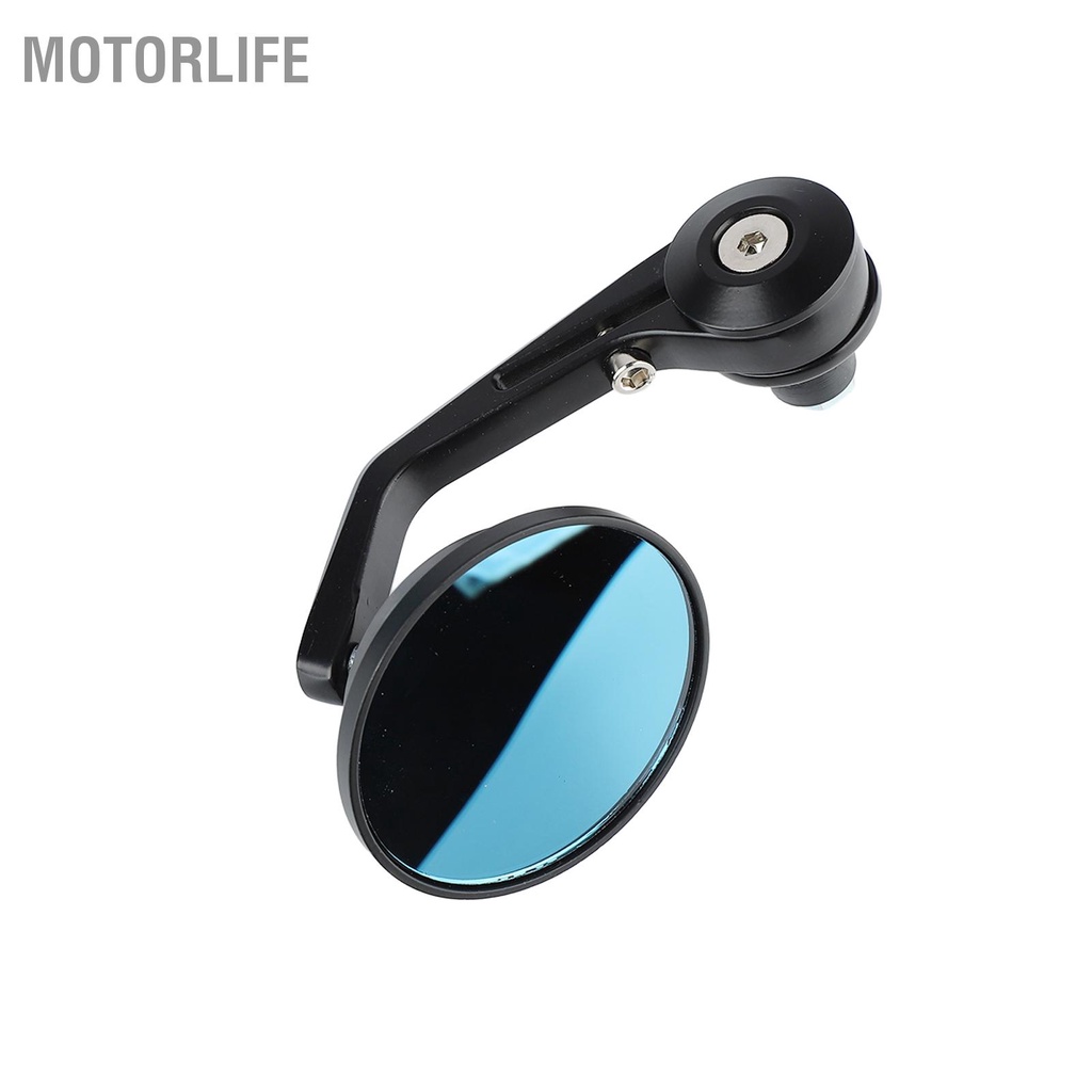 Motorlife Cặp Gương Chiếu Hậu Xe Máy Góc Nhìn Rộng Hợp Kim Nhôm Tay Lái Đa Năng Cho
