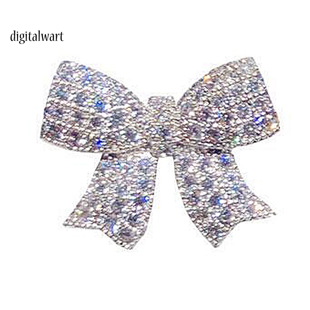 Kỹ Thuật Số| Bông Tai Hình Nơ Đính Đá Thời Trang Dành Cho Nữ