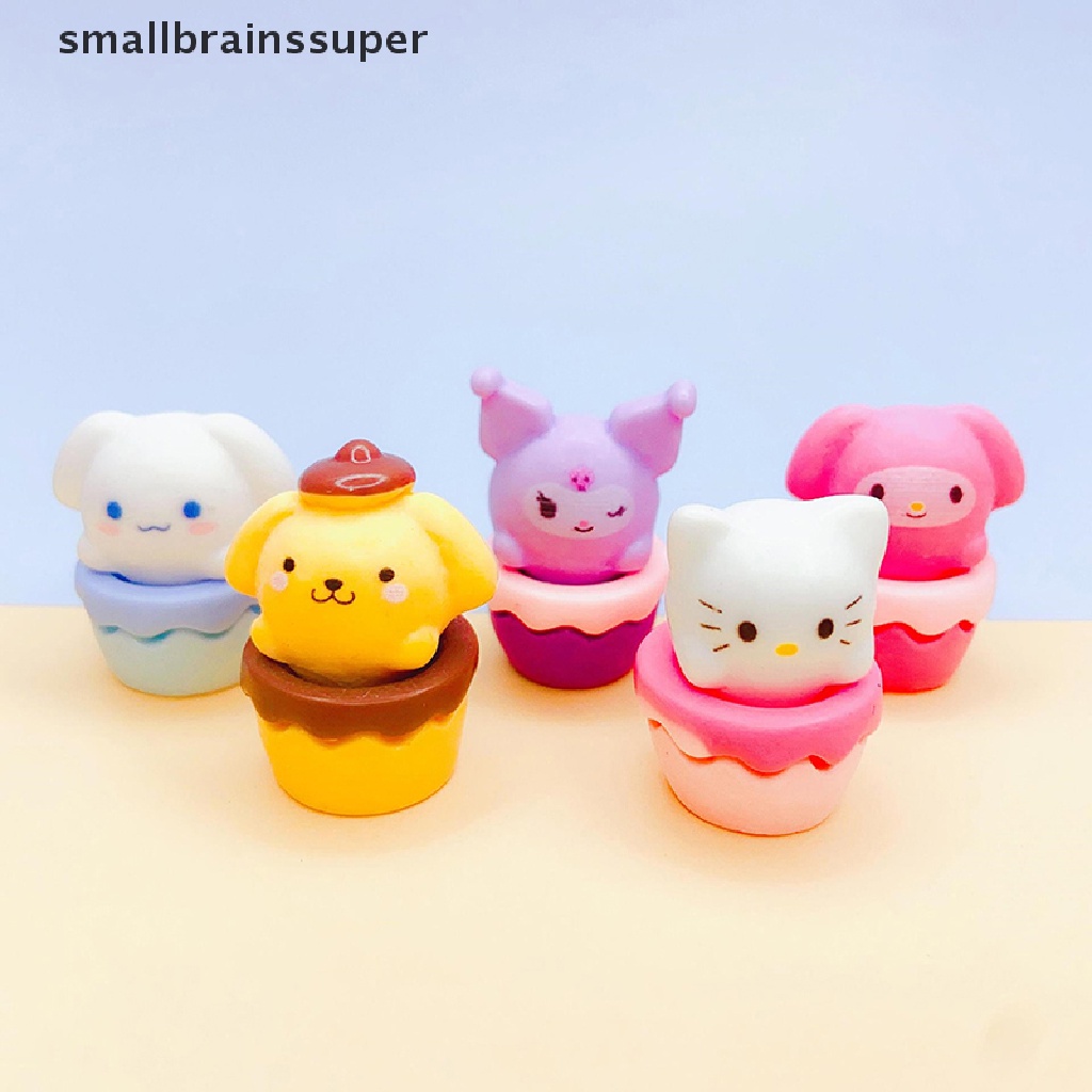 Set 5 Lọ Thủy Tinh Đựng Mật Ong Hoạt Hình Bằng Nhựa Resin DIY Trang Trí Nhà Cửa SBS