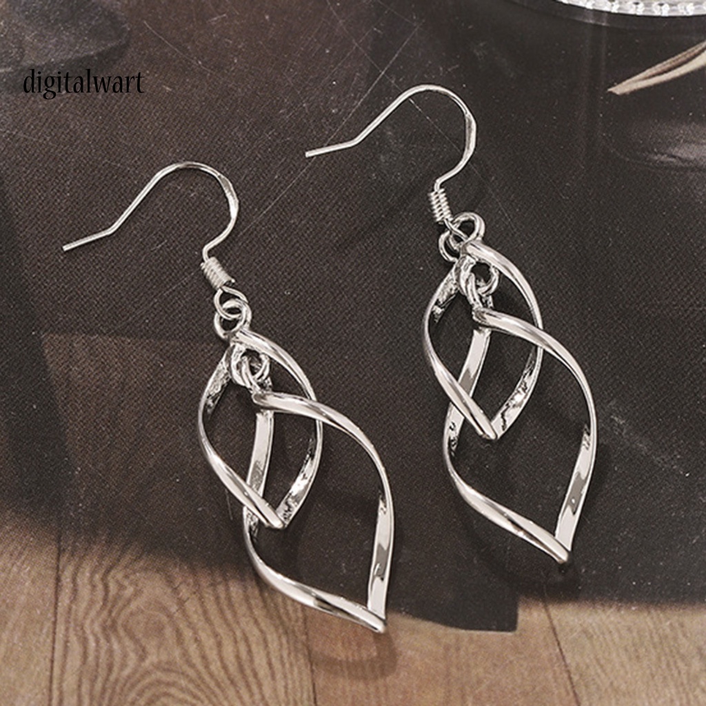 Kỹ Thuật Số| 1 Đôi Bông Tai Dạng Móc Xoay Phong Cách Bohemian Tinh Tế Lâu Trôi Mặc Hàng Ngày