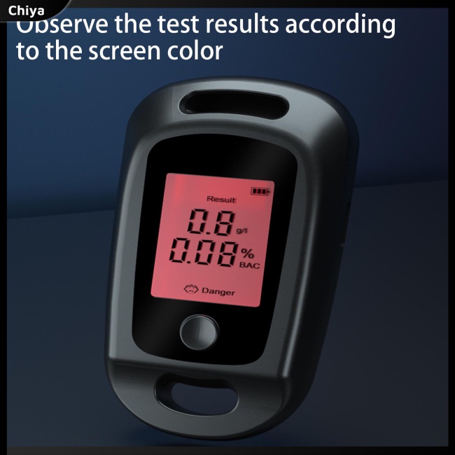 Máy Kiểm Tra Hơi Thở Kỹ Thuật Số Cầm Tay Độ Chính Xác Cao Có Thể Sạc Lại Bằng Cổng Usb