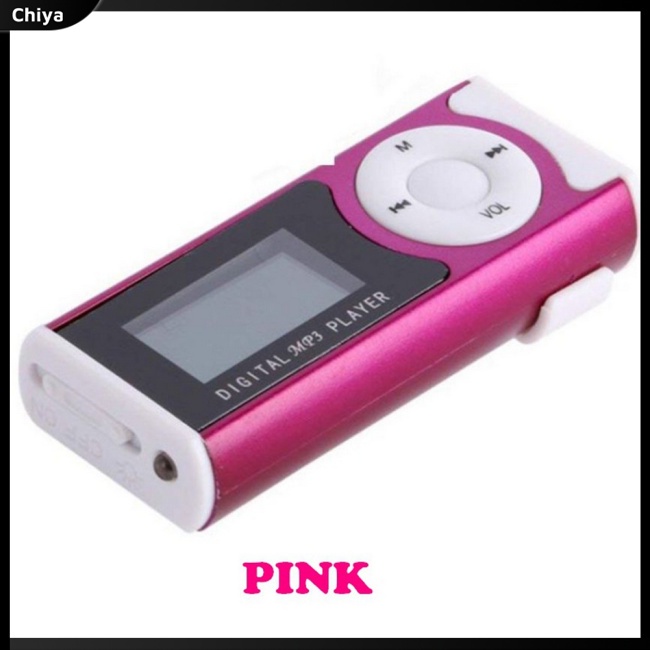 Máy Nghe Nhạc MP3 Màn Hình Lcd Có Thể Sạc Lại Hỗ Trợ Thẻ Nhớ Micro Tf Sd