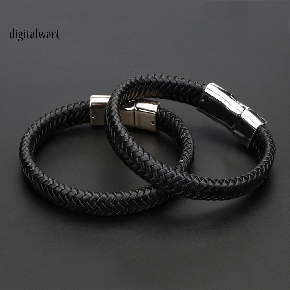 Kỹ Thuật Số| Vòng Đeo Tay Da Giả ThiếT Kế KiểU Vintage ThờI Trang Cho Nam