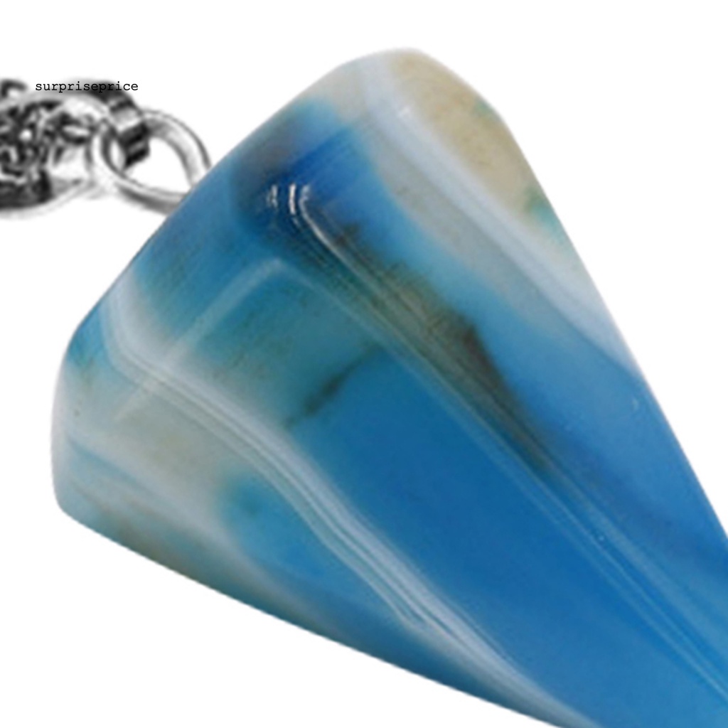 Vòng cổ Mặt Đá Lục Giác Bắt Mắt Thanh Lịch Cho Nữ