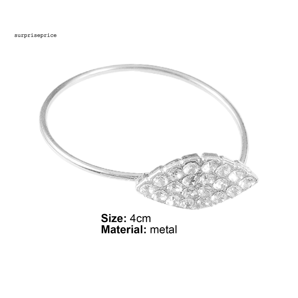 Spa Bộ 12 Vòng Nhẫn Kim Loại Cứng Chống Rỉ Sét Dùng Trang Trí Tiệc Cưới / Nội Thất Nhà