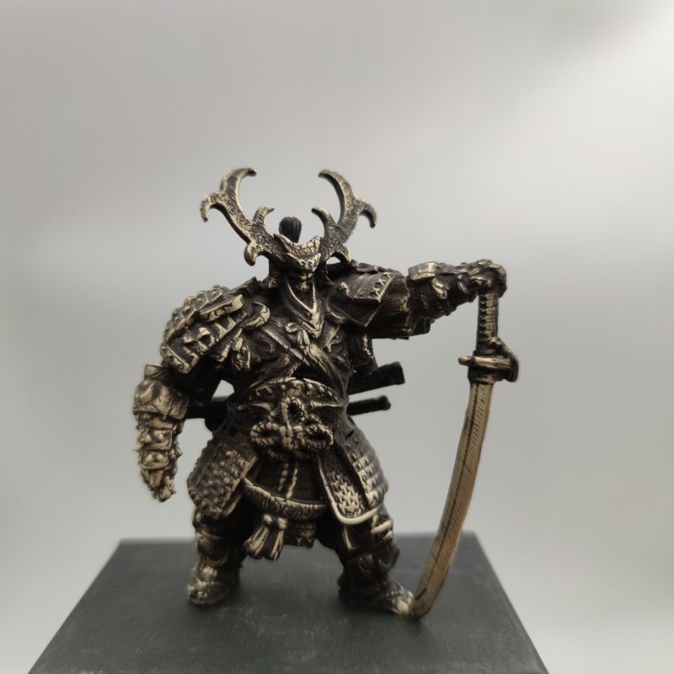 Rèm Nhựa Đồng 10cm Hình Chiến Binh Samurai Nhật Bản Trang Trí Nội Thất Xe Hơi E1