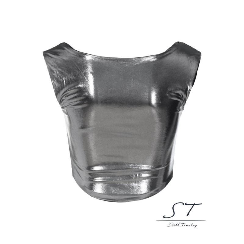 Áo Thun Không Tay Cổ Tròn Viền Cong Màu Trơn Thời Trang Mùa Hè CY03 Cho Nữ