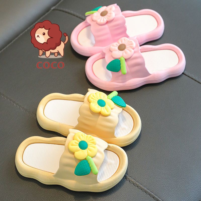Dép Đi Trong Nhà Tắm Chống Trượt Khử Mùi Mùa Hè Dễ Thương Cho Bé Gái