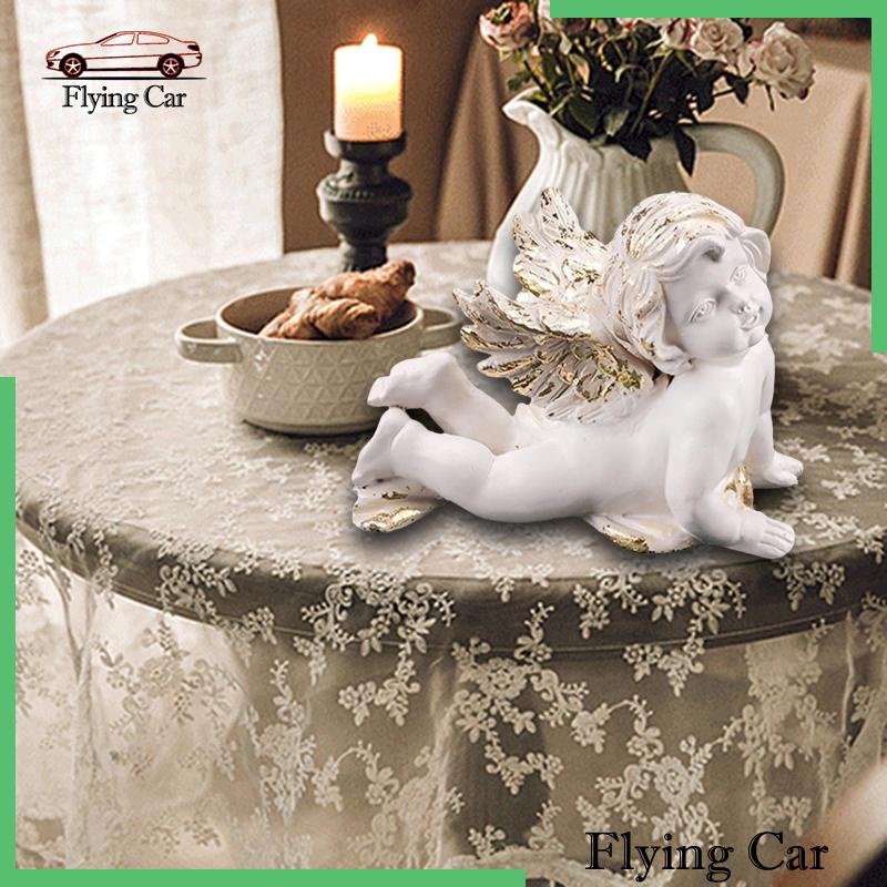 [Lzdjfmy2] Tượng Thiên Thần Bằng Nhựa Resin Điêu Khắc Thủ Công Trang Trí Phòng Khách Phòng Ngủ Sân