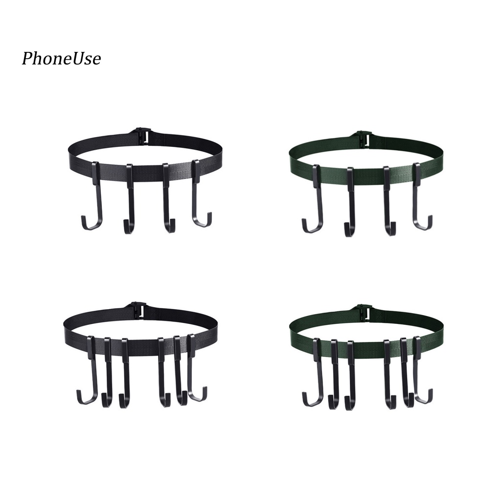 1 Bộ Móc Treo Cây Chịu Lực Tốt Tháo Gỡ Nhanh Bằng PU Đa Năng Tiện Dụng Cho Cắm Trại / Săn Bắn