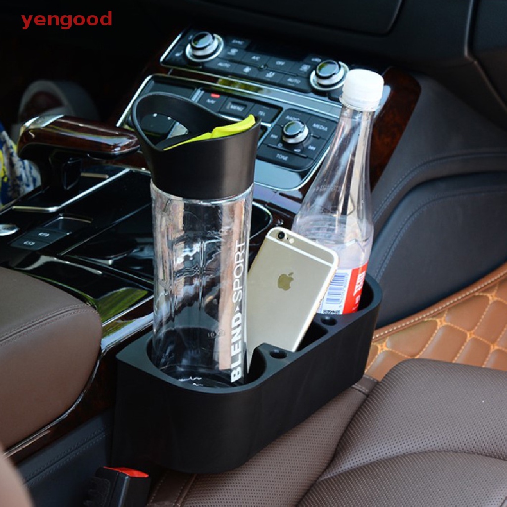 (YGD) Giá Đỡ Cốc / Chai Nước / Chìa Khóa / Điện Thoại Gắn Khe Ghế Ngồi Xe Hơi