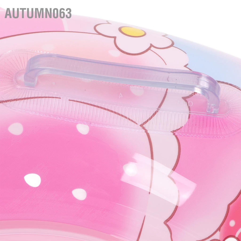 Autumn063 Vòng Ghế Phao Bơi Bơm Hơi Cho Bé Có Tay Cầm An Toàn Hoa Văn Dễ Thương Bể Trẻ Mới Biết Đi Em