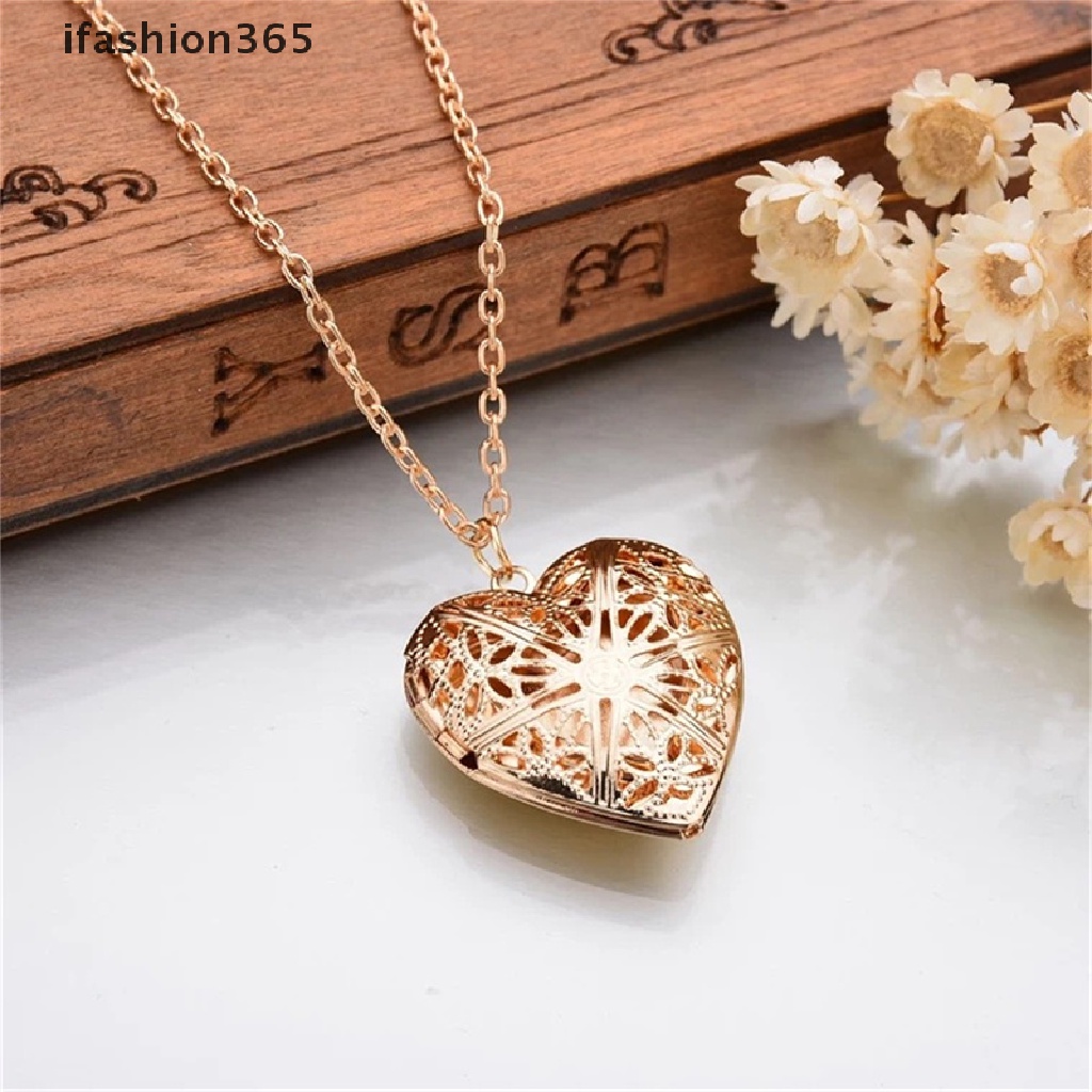 Vòng cổ Mặt Hình Trái Tim Rỗng Thời Trang ifashion365 Dành Cho Nữ