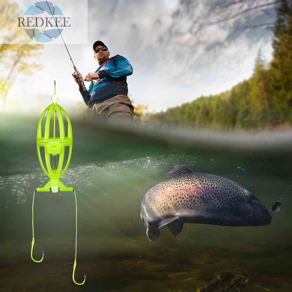 Set 4 Lồng Nhựa Đựng Mồi Câu Cá Tiện Lợi