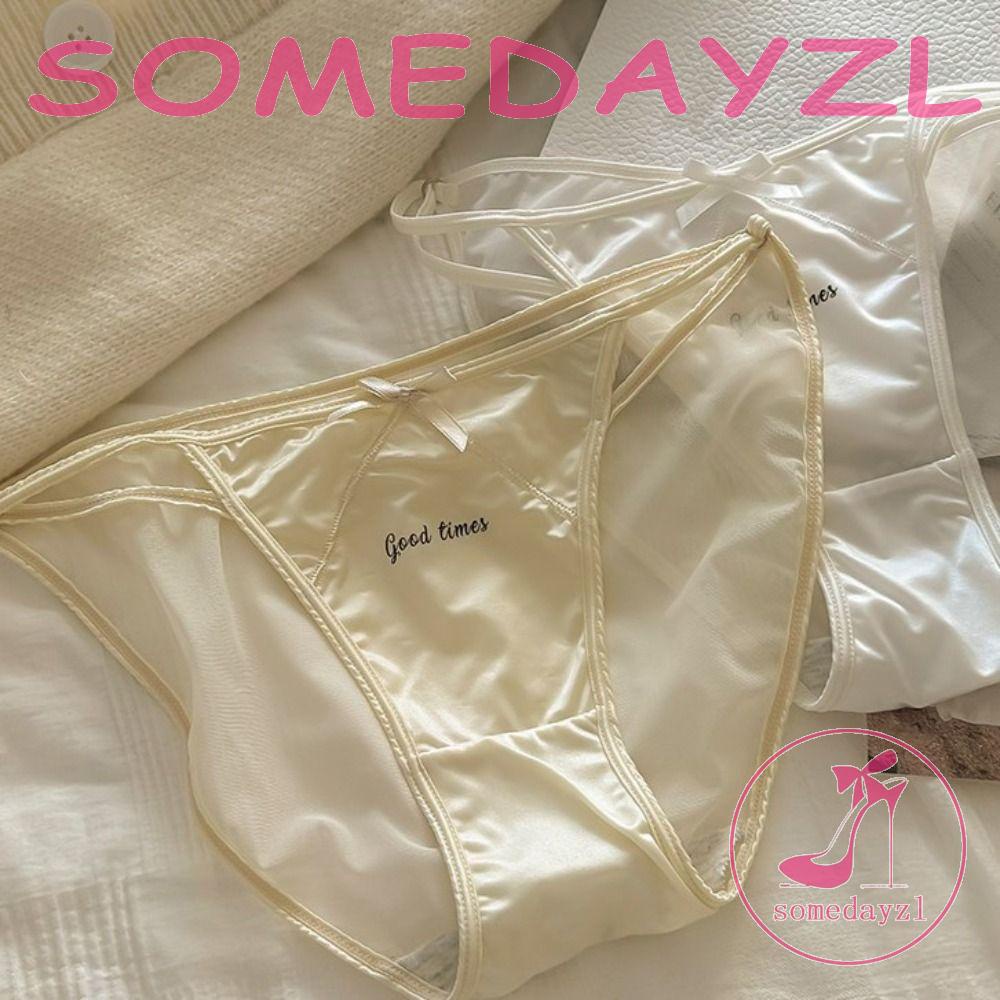 Quần Lót Lưới Cotton Co Giãn Thoáng Khí Màu Sắc Trơn Có Thể Điều Chỉnh Phong Cách Hàn Quốc