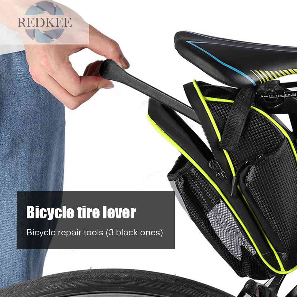 3 Dụng Cụ Tháo Lốp Xe Đạp Bằng Thép Màu Đen