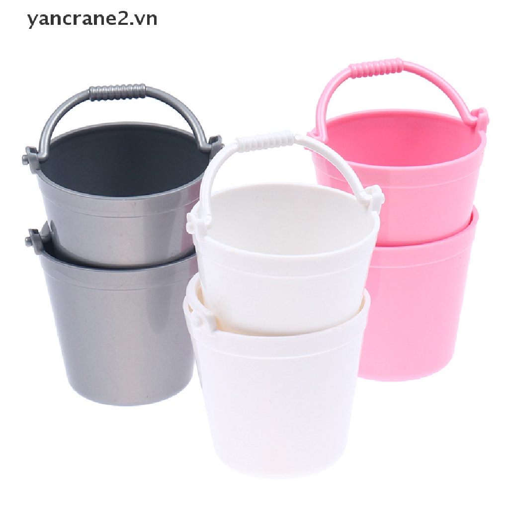 Set 2 Xô Mini Dễ Thương 1: 12 Dùng Để Trang Trí Nhà Bếp / Phòng Bé {yancrane2.vn}