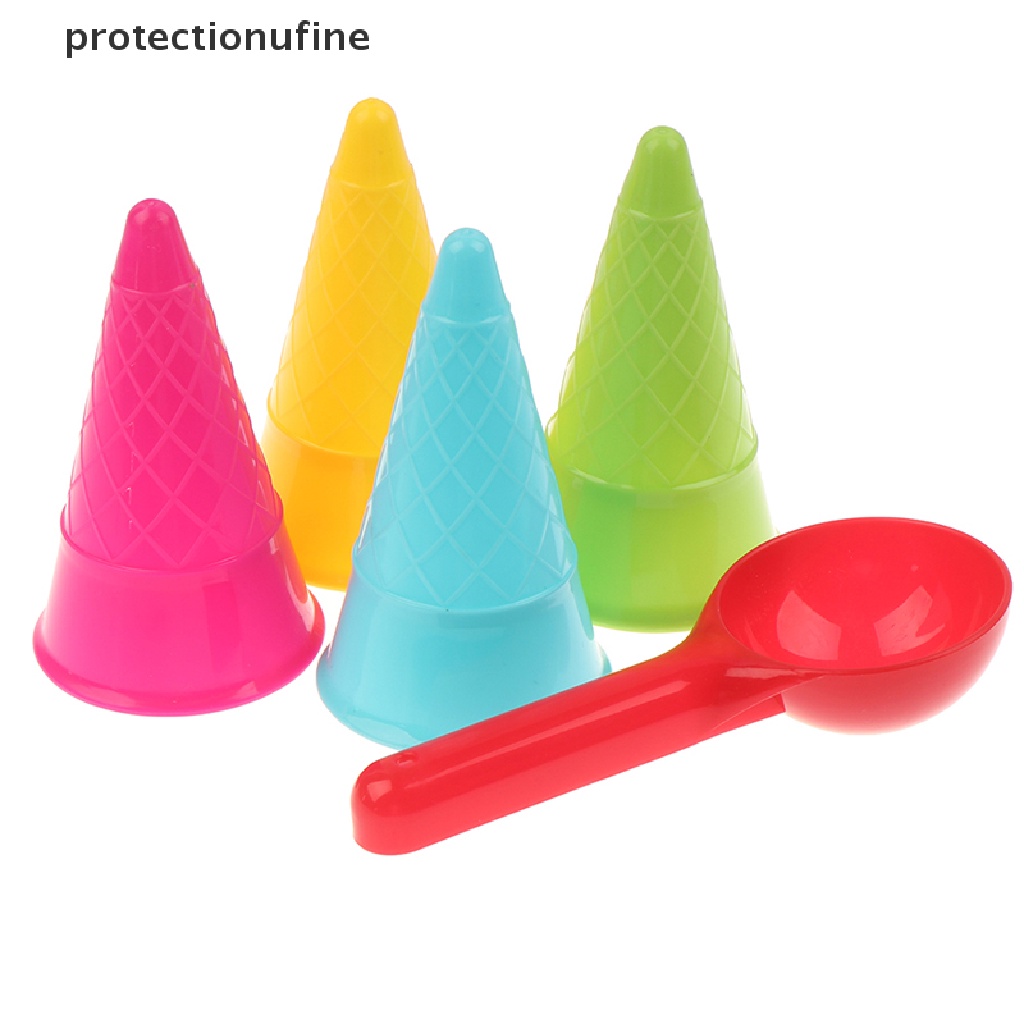 Bộ 5 Muỗng Múc Kem Đồ Chơi Dễ Thương Cho Bé PR3VN