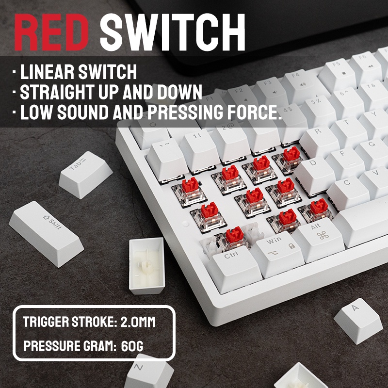 Bàn Phím Cơ R87 87 Phím Có Dây Chuyên Dùng