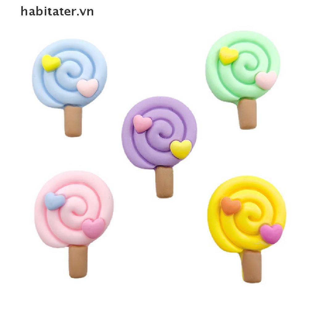 Set 10 Kẹp Tóc Nhựa Hình Trái Tim Dễ Thương Cho Nữ