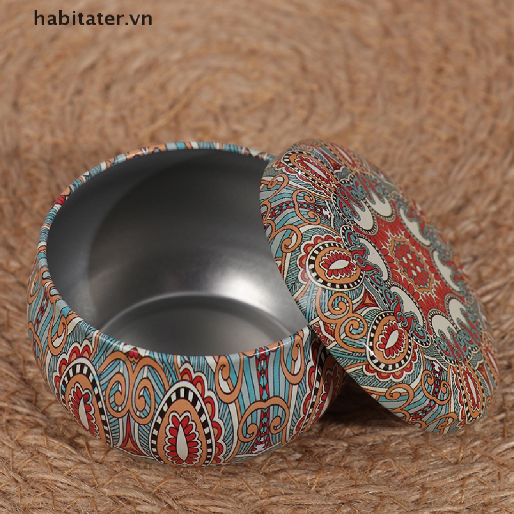 1 Hộp Đựng Kẹo Rỗng Bằng Thiếc Tự Nhiên Trang Trí Nhà Cửa